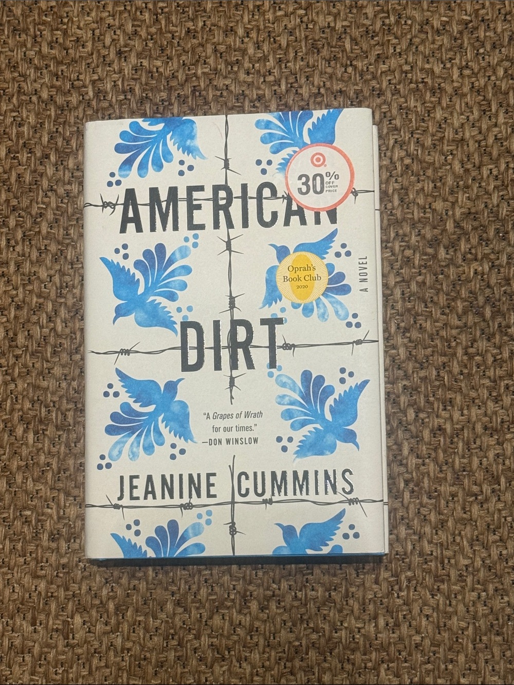 “American Dirt”—A Hardcover Novel by Jeanine Cummins—LIKE NEW!
